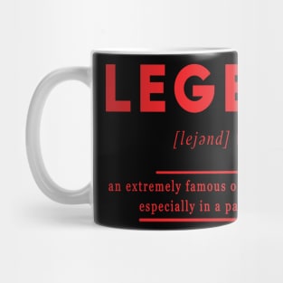 Legend Meaning Definition Black Edition Mug